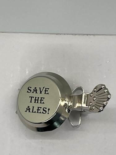 Replica German Beer Stein Clip On for Bottles, "Save the Ales!"