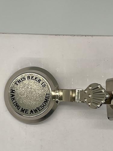 Replica German Beer Stein Clip for Bottles, "This Beer Is Making Me Awesome!"