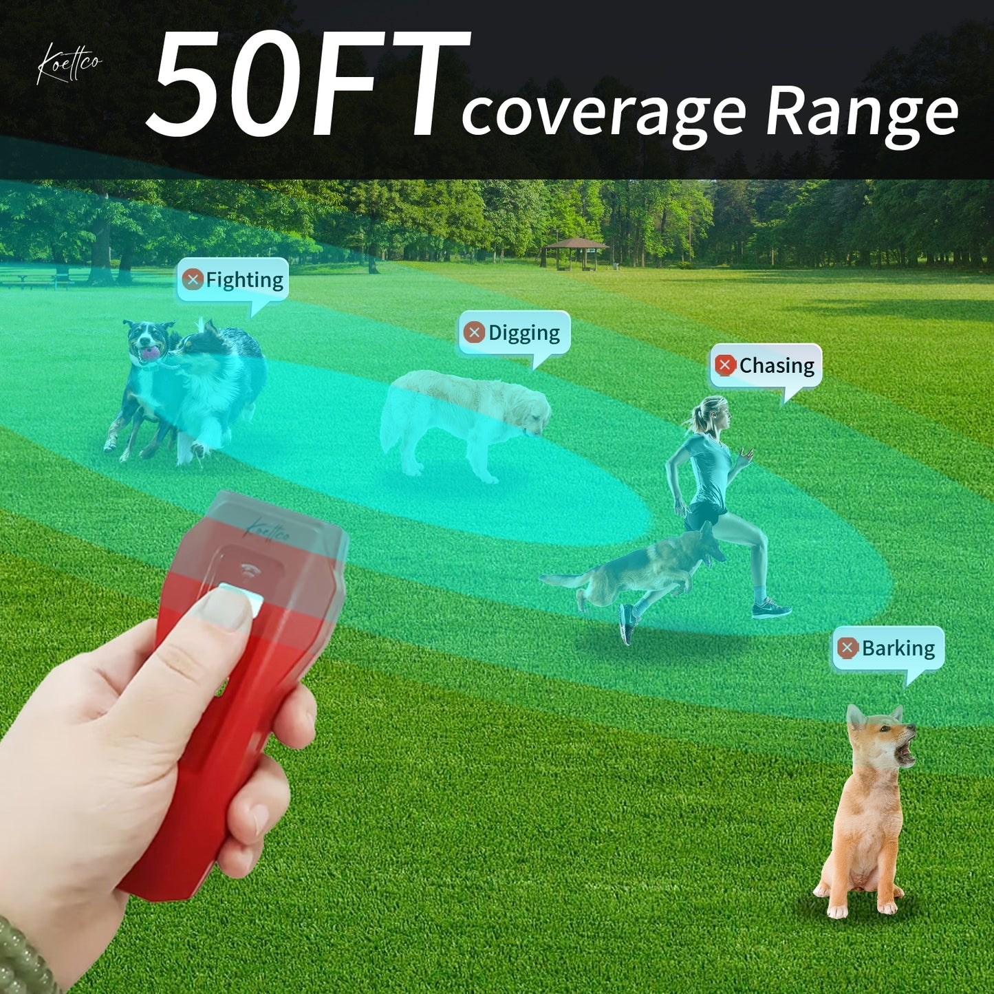 Koettco Ultrasonic Dog Trainer