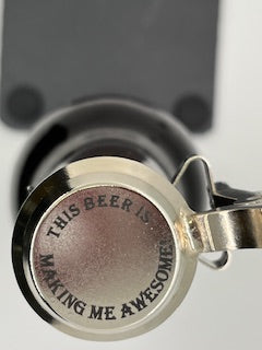 Replica German Beer Stein Clip for Bottles, "This Beer Is Making Me Awesome!"