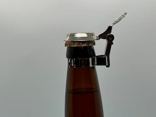 Replica German Beer Stein Clip for Bottles, "This Beer Is Making Me Awesome!"